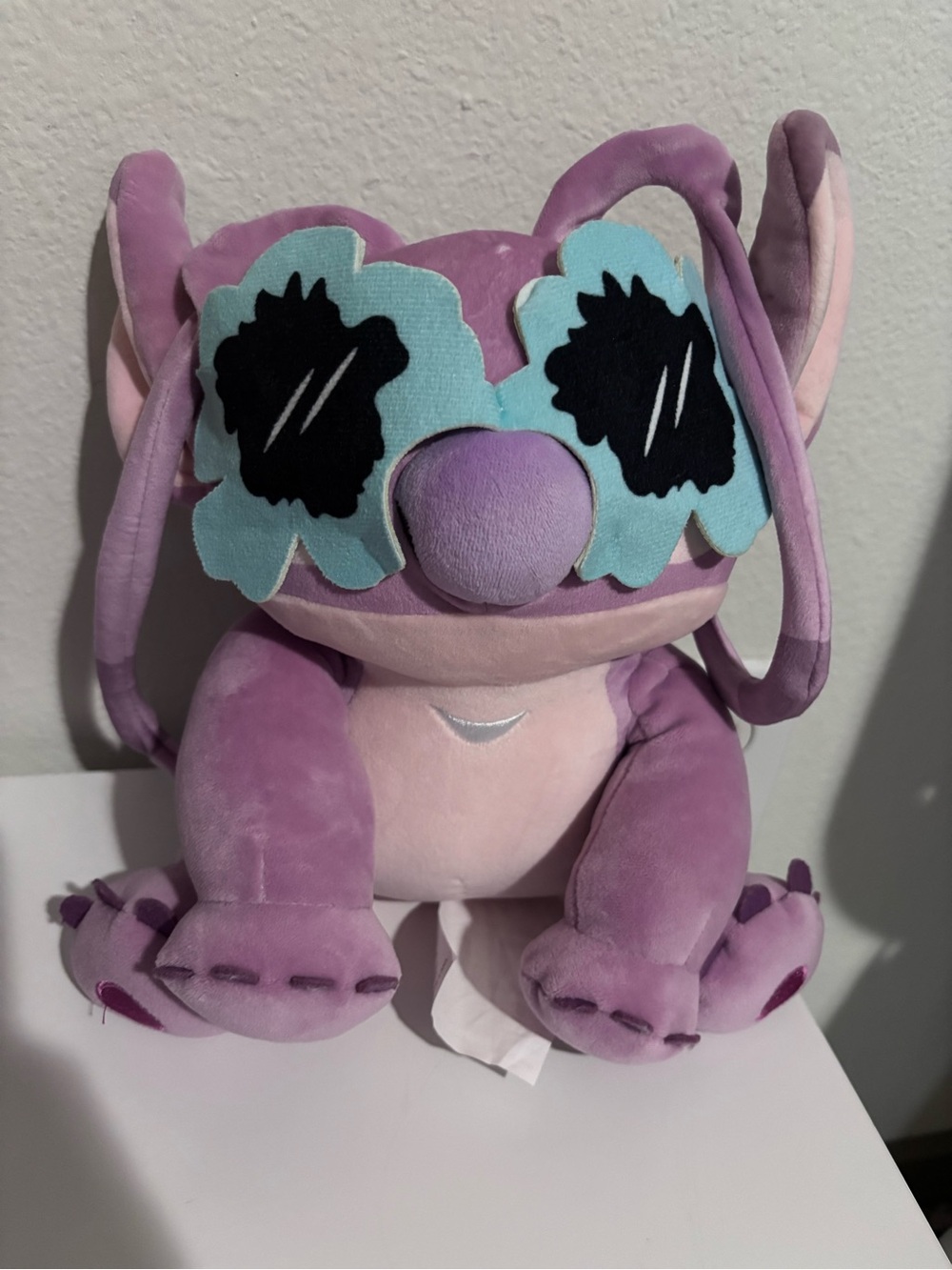 Disney Lavender Angel Plush with Teal Sunglasses
